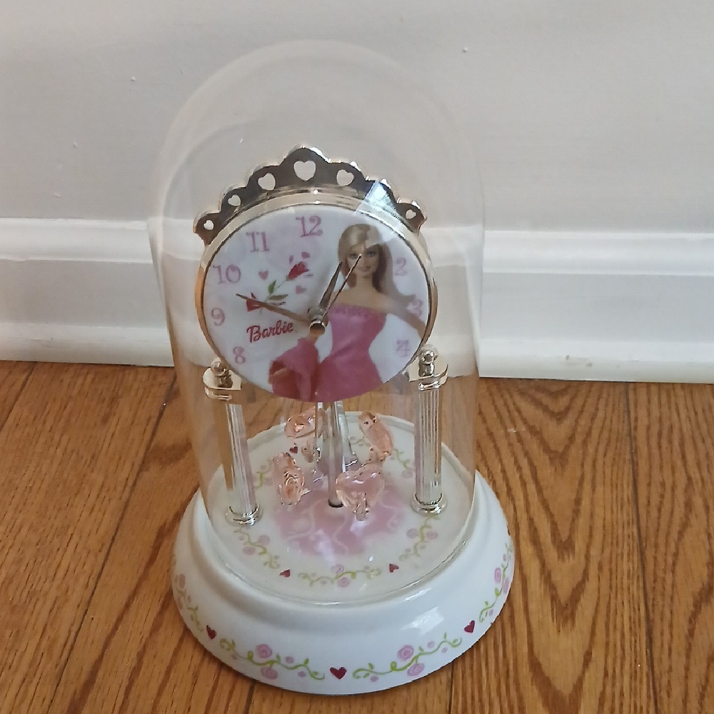 Barbie Anniversary Pendulum Dome Clock